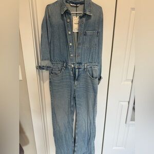 Zara Denim Jumpsuit